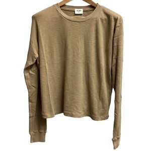 RE/DONE thermo‎ long sleeves beige sand color size XS